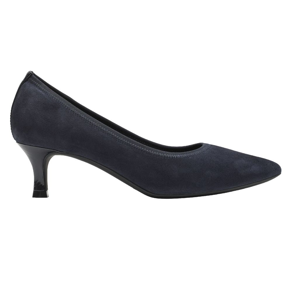 Rockport Total Motion Kaiya Heel - Womens Pumps - Dark Blue - NZ (ESG-176845)